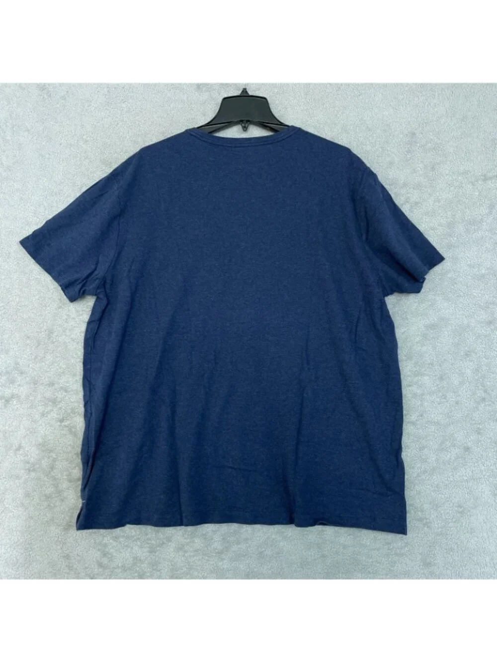 NWOT Banana Republic Men's XXL Blue Luxe Touch Tee 100% Cotton Crew Neck